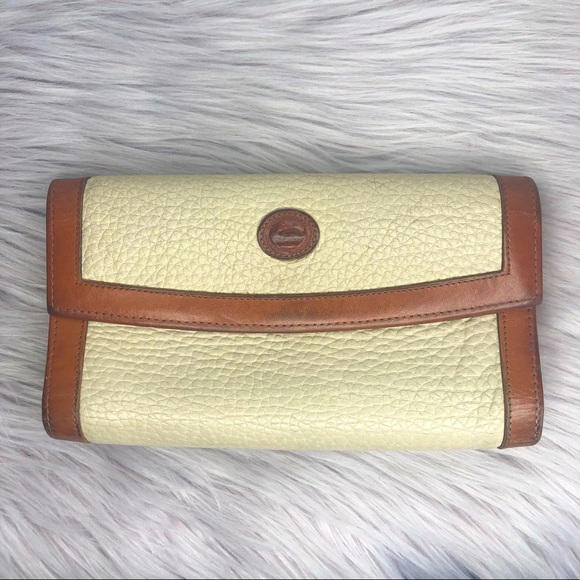 Dooney & Bourke Handbags - Vintage Dooney and Bourke Cream Wallet
